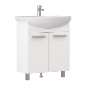 Изображение товара Тумба под раковину Vigo Hoska 700-2-0 60 см белая напольная