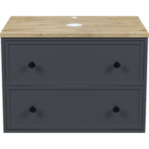 Изображение товара Тумба под раковину Iddis Torr TOR80DBi95K 80 см подвесная с столешницей дуб натуральный