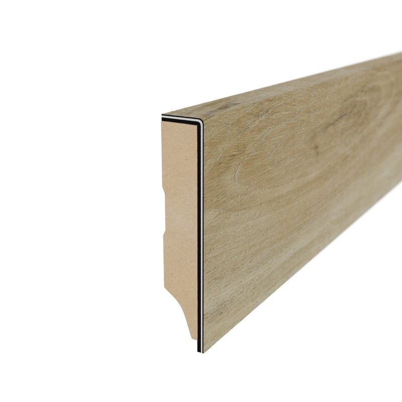 Изображение товара Виниловый плинтус Fine Floor 2024 FF-1425, 2400 мм, бежевый, под дерево