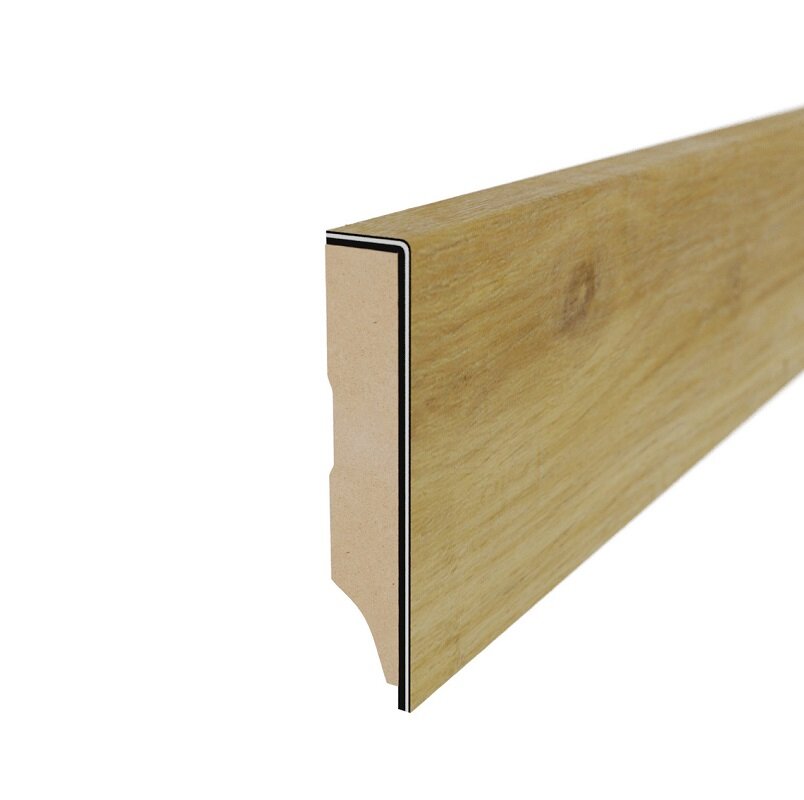 Изображение товара Плинтус виниловый Fine Floor 2024 FF-1421 Дуб Базель 240 x 6 см