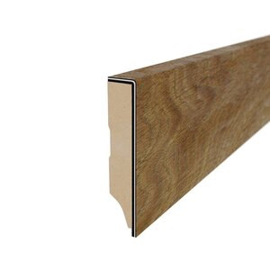 Изображение товара Плинтус виниловый МДФ 240x6 см бежевый дуб квебек для пола