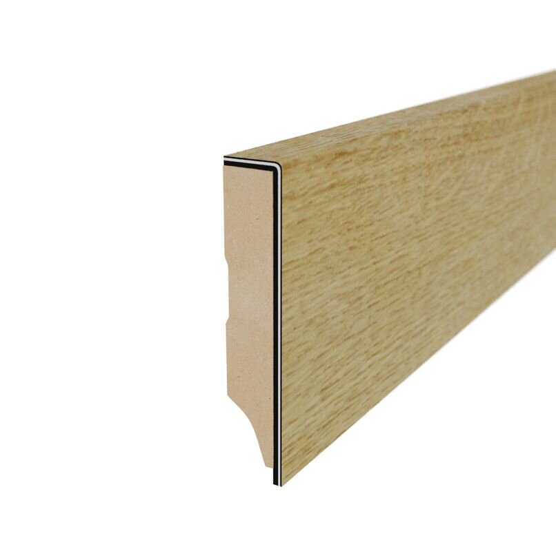 Изображение товара Виниловый плинтус Fine Floor 2024 FF-2085 2400 мм, дуб самос, бежевый