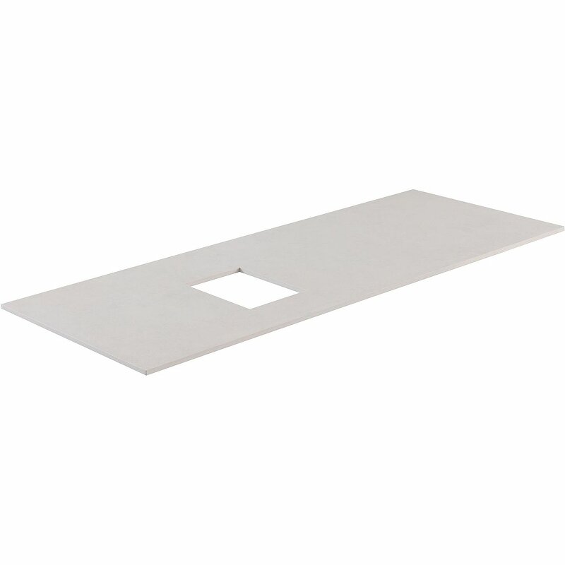 Изображение товара Столешница Allen Brau Infinity 120x46 см из искусственного камня белая для кухни