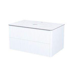 Изображение товара Тумба под раковину Iddis Aiger AIG80W0i95K, 80 см, подвесная, белый