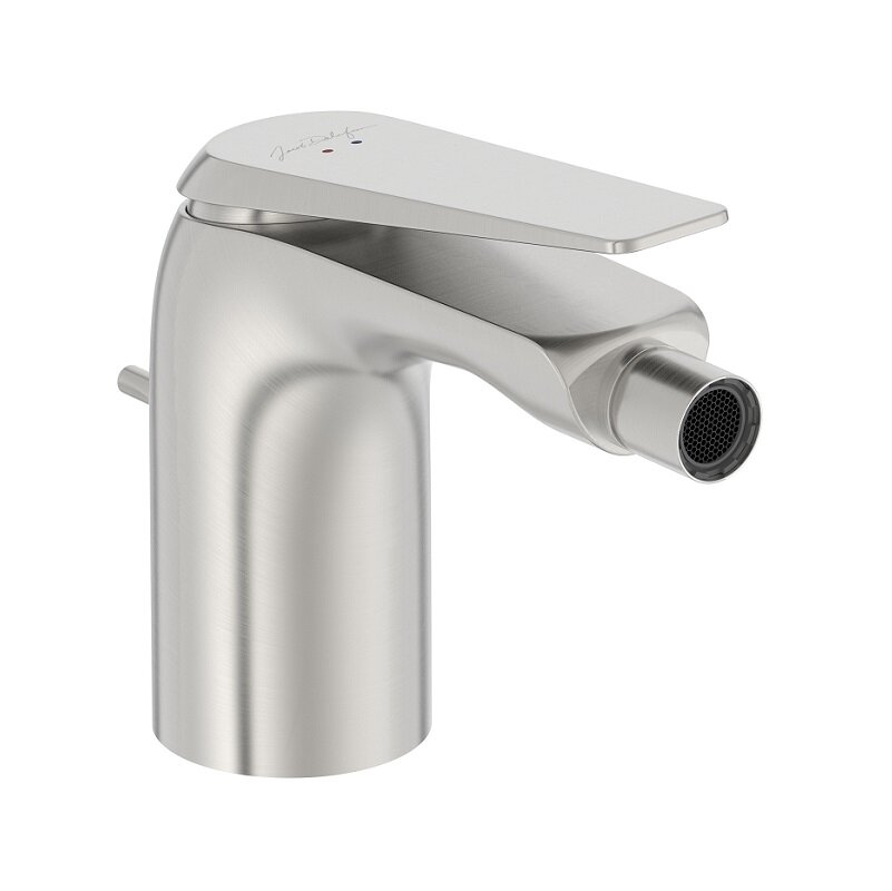 Изображение товара Смеситель Jacob Delafon Avid для биде, с донным клапаном, полированный никель