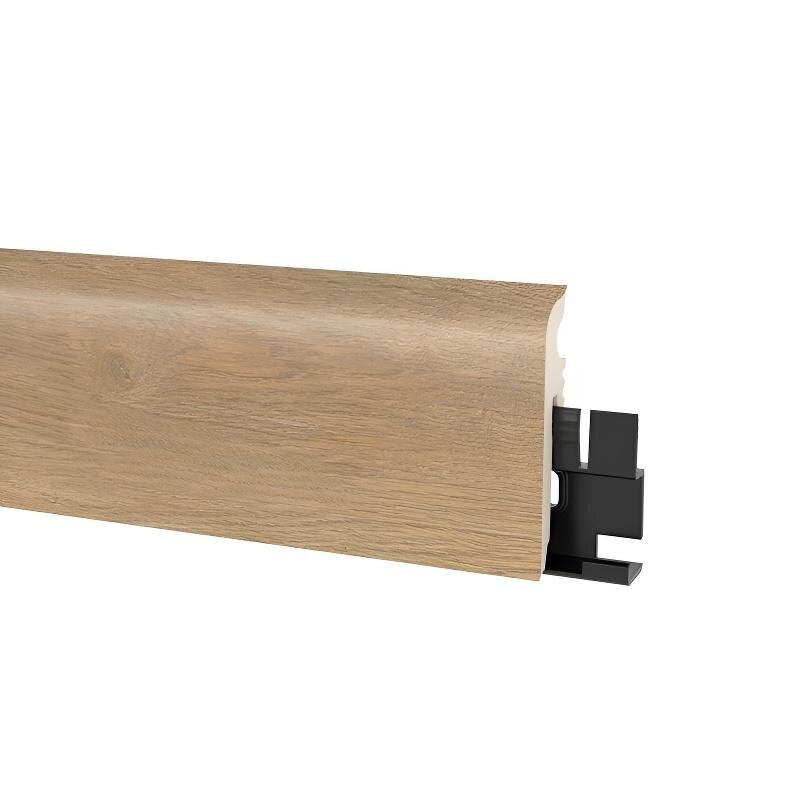 Изображение товара Плинтус Arbiton Vigo 60-154 250 x 6 см Дуб Сиерра ПВХ защитное покрытие