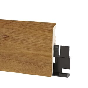 Изображение товара Плинтус Arbiton Vigo 60-147 из дюрополимера 2500 мм коричневый дуб Джорджтаун