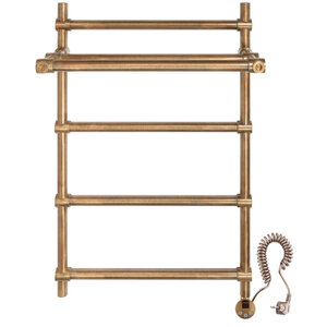 Изображение товара Электрический полотенцесушитель Secado Флоренция 3 60х80 см с полкой бронза
