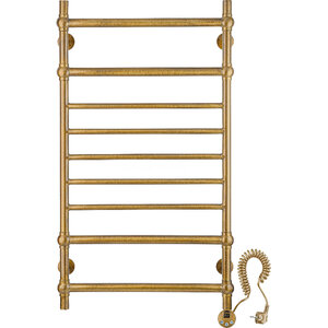 Изображение товара Полотенцесушитель электрический Secado Флоренция 4 4603777465292/4603777465308, ширина 40 см, высота 100 см, ТЭН слева/справа, цвет бронза