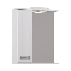 Изображение товара Зеркало-шкаф Vigo Diana 600, z.DIA.60.L.El/z.DIA.60.R.El, 60 см, с подсветкой, левый/правый, подвесной, белый