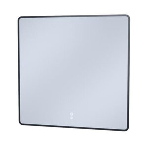 Изображение товара Зеркало Iddis Cloud CLX80T0i98, 80 см, LED-подсветка, сенсорный выключатель, с обогревом, черная окантовка 