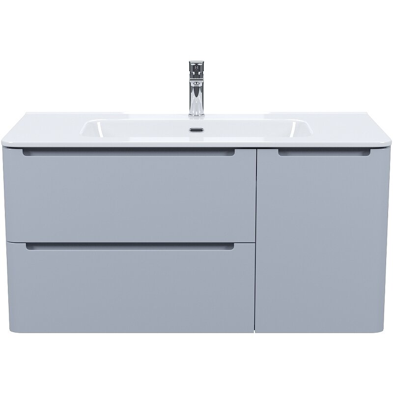 Изображение товара Тумба с раковиной Iddis Edifice EDI10L0i95K, 100 см, подвесная, светло-серый
