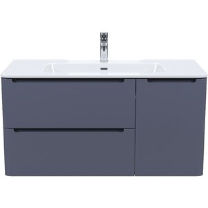 Изображение товара Тумба с раковиной Iddis Edifice EDI10D0i95K подвесная 100 см темно-серая