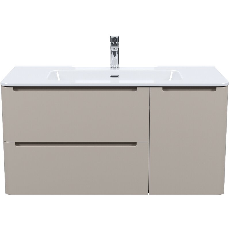 Изображение товара Тумба с раковиной Iddis Edifice EDI10C0i95K 100 см подвесная капучино