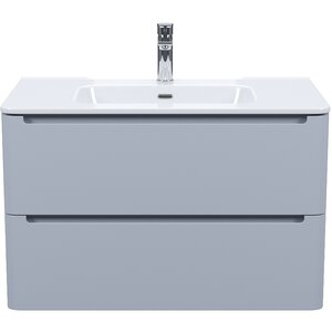 Изображение товара Тумба с раковиной Iddis Edifice EDI80L0i95K, 80 см, подвесная, светло-серый