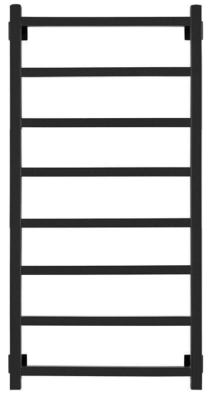 Изображение товара Полотенцесушитель водяной Secado Корато 1, 4603777440749, ширина 40 см, высота 100 см, подключение универсальное 40 см, черный матовый