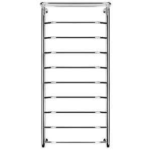 Изображение товара Полотенцесушитель водяной Secado Агата 1 СП 4603759405209, ширина 50 см, высота 120 см, с полкой, нижнее подключение 50 см, цвет хром