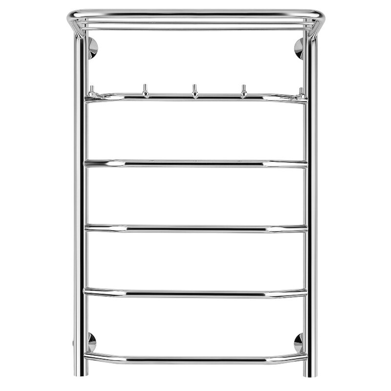 Изображение товара Полотенцесушитель водяной Secado Агата 1 КСП 4603759402284, ширина 50 см, высота 80 см, с полкой, нижнее подключение 50 см, цвет хром Изображение товара Полотенцесушитель водяной Secado Агата 1 КСП 4603759402284, ширина 50 см, высота 80 см, с полкой, нижнее подключение 50 см, цвет хром