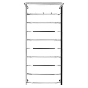 Изображение товара Полотенцесушитель водяной Secado Агата 1 КСП 4603777444211, ширина 60 см, высота 120 см, с полкой, нижнее подключение 60 см, цвет хром