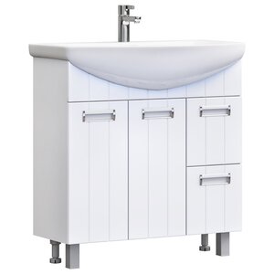 Изображение товара Тумба под раковину Vigo Diana 800-2-2, tn.DIA.BAL.80.2D.2Y, 80 см, напольная, белая  