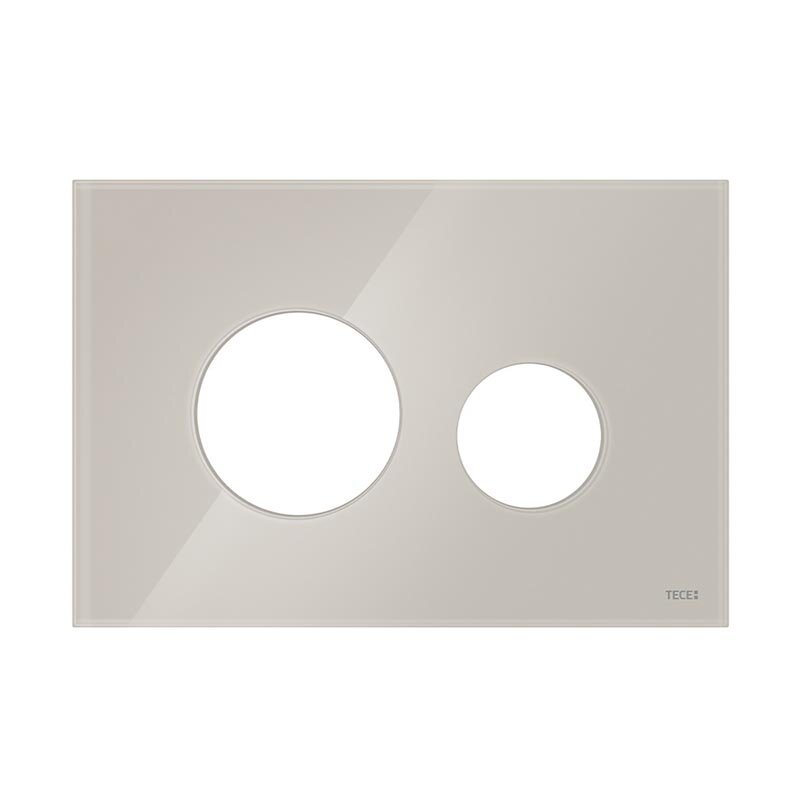 Изображение товара Лицевая панель TECE Loop Modular 9240617 стекло светло-бежевое для унитаза