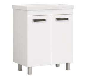 Изображение товара Тумба под раковину Vigo Plaza 700-2-0 (Фостер) tn.PLA.FOS.70.2D, 70 см, напольная, белая