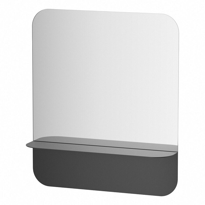 Изображение товара Зеркало Evoform Shadow BY 0552, 60 см, с полкой, цвет черный