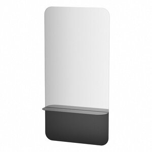 Изображение товара Зеркало Evoform Shadow BY 0553 60 см с полкой черное настенное