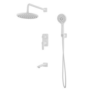 Изображение товара Душевая система Iddis Ray RAYWT03i68, цвет белый матовый