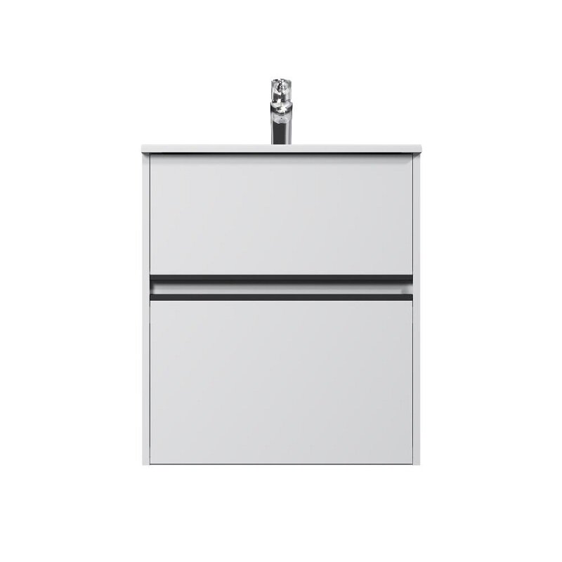 Изображение товара Тумба под раковину Am.Pm Sense M7BFUX0602WG, 60 см, подвесная с 2 ящиками, цвет белый