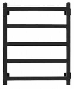 Изображение товара Полотенцесушитель водяной Secado Корсико 1, 4603777472641, ширина 60 см, высота 60 см, подключение универсальное 60 см, черный матовый