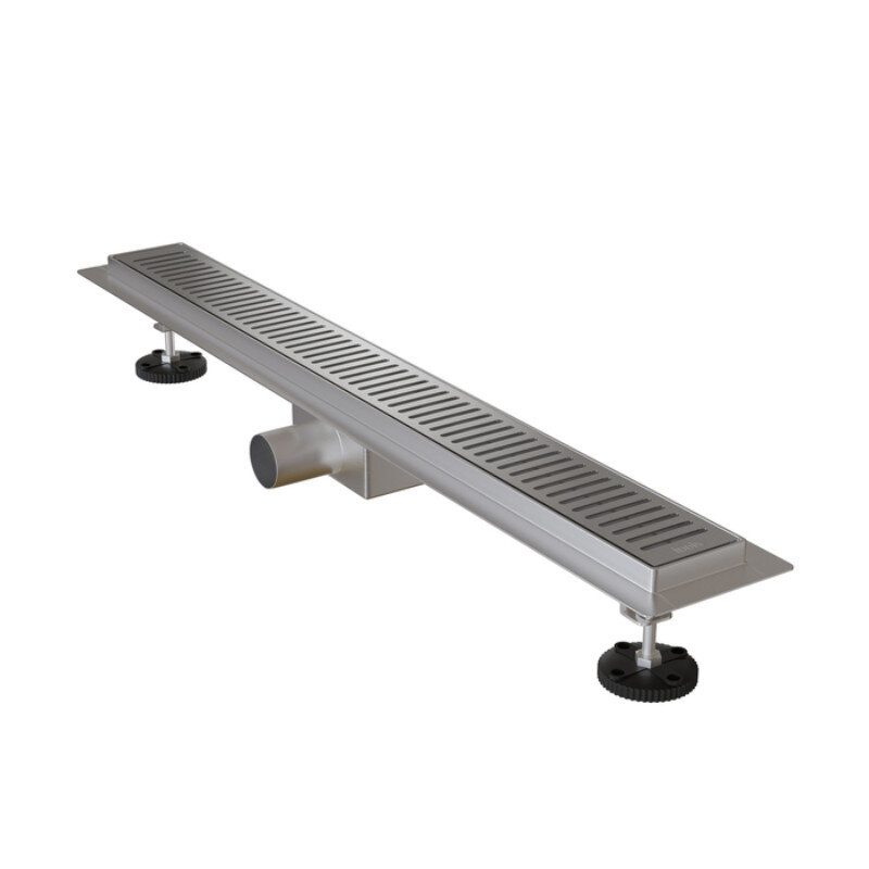 Изображение товара Дренажный канал Iddis Level 975A7SB10DZ 70 см с решеткой хром