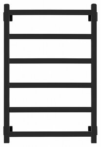 Изображение товара Полотенцесушитель водяной Secado Корсико 1, 4603777440879, ширина 40 см, высота 80 см, подключение универсальное 40 см, черный матовый