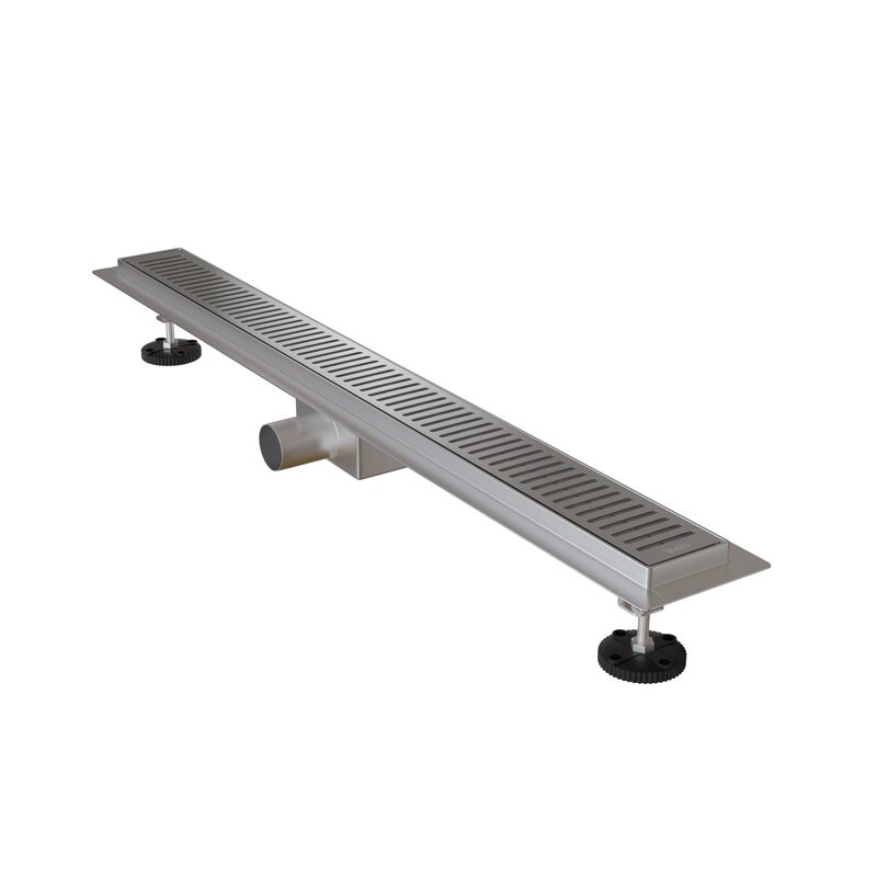 Изображение товара Дренажный канал Iddis Level 975A8SB10DZ, 80 см, с решеткой, хром