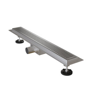 Изображение товара Дренажный канал Iddis Level 975A6SB10DZ, 60 см, с решеткой, хром