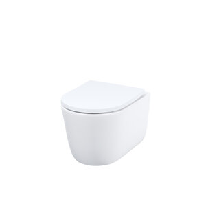 Изображение товара Унитаз подвесной Iddis Slide SLIRDSEi25, безободковый, крышка микролифт, белый