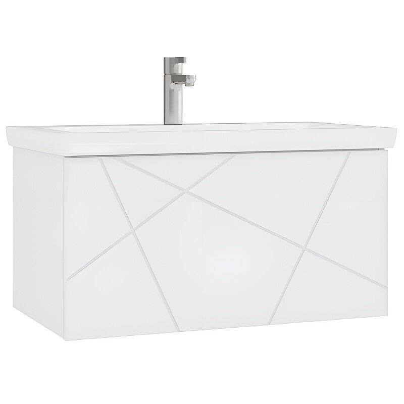 Изображение товара Тумба под раковину Vigo Geometry 800-0-1 Como 80 см подвесная белая