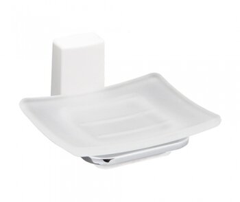 Изображение товара Мыльница с держателем WasserKRAFT Leine, белая, K-5029W