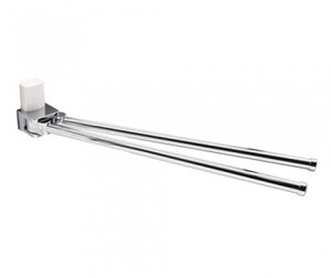 Изображение товара Полотенцедержатель "рога" WasserKRAFT Leine, 43.6 см, хром/белый, K-5031W