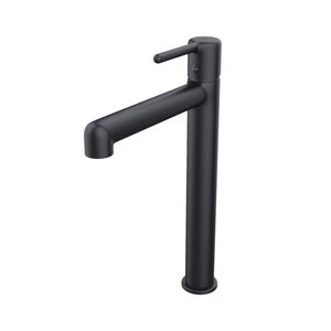 Изображение товара Стильный черный матовый смеситель для раковины Iddis Aiger AIGBL01i01