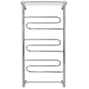 Изображение товара Полотенцесушитель водяной Secado Валенсия 1 СП 4603777446123, ширина 40 см, высота 120 см, нижнее подключение 40 см, с полкой, цвет хром
