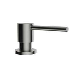 Изображение товара Встраиваемый дозатор жидкого мыла Omoikiri OM-03-BN нержавеющая сталь 500 мл