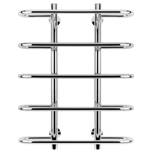 Изображение товара Полотенцесушитель водяной Secado Венеция 1 4603777446321, ширина 60 см, высота 80 см, нижнее подключение 20 см, цвет хром, 80x20x60