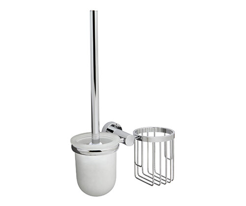 Изображение товара Держатель освежителя воздуха и ершика для унитаза WasserKraft Donau, K-9435