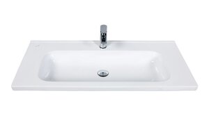 Изображение товара Мебельная раковина Creavit Ideal ID060 белая с единственным отверстием для смесителя