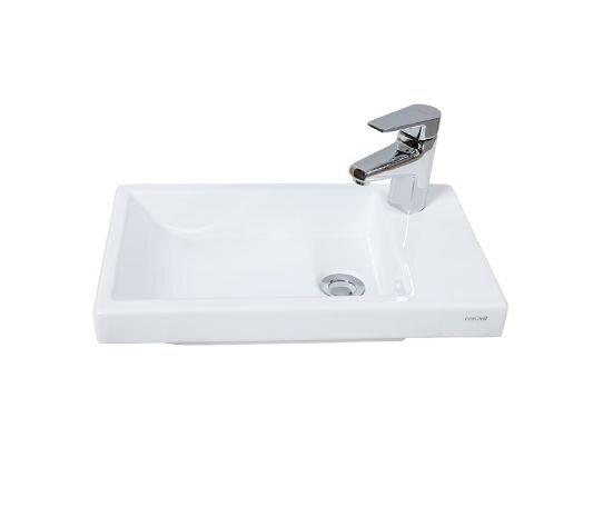 Изображение товара Мебельная раковина Creavit Elmas TP026 50x30 см фарфор белая с отверстием под смеситель