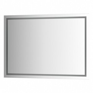 Изображение товара Зеркало Evoform Ledline BY 2137, 100 см, с LED-подсветкой, без выключателя, нейтральный белый свет