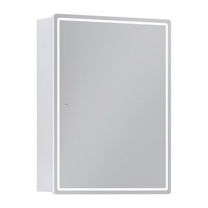 Изображение товара Зеркальный шкаф Vigo Geometry Classic 600 60 см с подсветкой белый