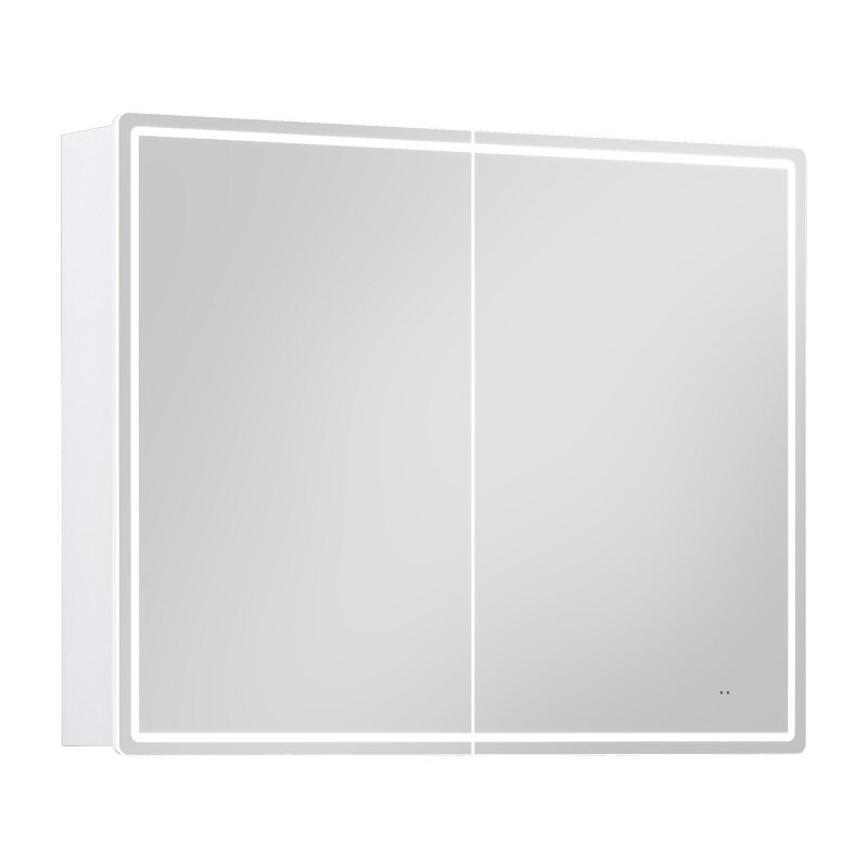 Изображение товара Зеркальный шкаф Vigo Geometry Classic 1000, 119, 100 см, подвесной, светодиодная подсветка, белый