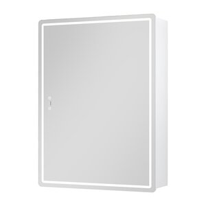 Изображение товара Зеркальный шкаф Vigo Geometry Step, 301, 60 см, подвесной, LED-подсветка, диммер, белый